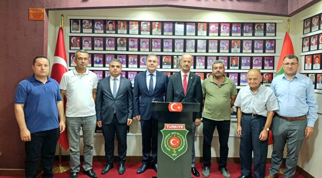 Mücahit Paşa'dan Şehit Gazi Derneğine veda ziyareti