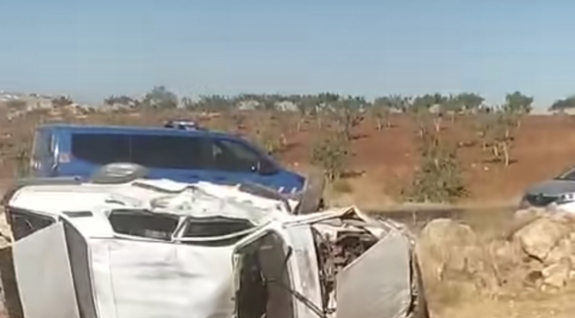 Şanlıurfa'da otomobil takla attı, 1 ölü, 1 yaralı 