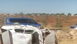 Şanlıurfa'da otomobil takla attı, 1 ölü, 1 yaralı 