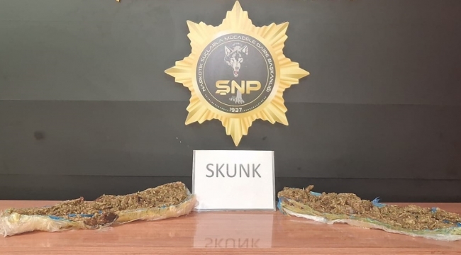 Şanlıurfa'da Zehir Tacirine Darbe! Araçtan 2 Kilo 300 Gram Skunk Çıktı