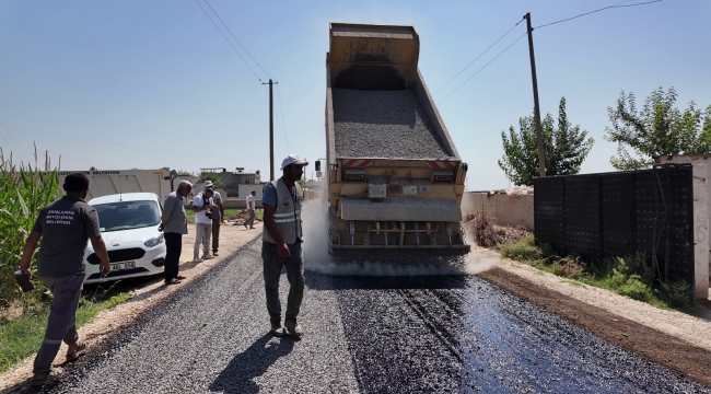 Suruç'ta 7 Kilometrelik Yol Sathi Asfaltla Yenilendi