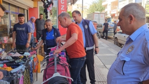 Başkan İnan'ın Talimatıyla Kaldırım Denetimi: Zabıta Ekiplerinden Esnafa Uyarı