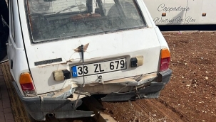 Birecik'te Maddi Hasarlı Kaza