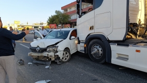 Bozova Dörtyol Kavşağında Korkutan Kaza