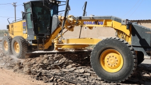 Büyükşehir, İmam Bakır Yolu'nda Asfalt Hazırlıklarına Başladı