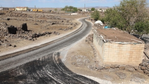 Dinçer (Malverin) Mahallesi'nde Asfalt Serimi Başladı