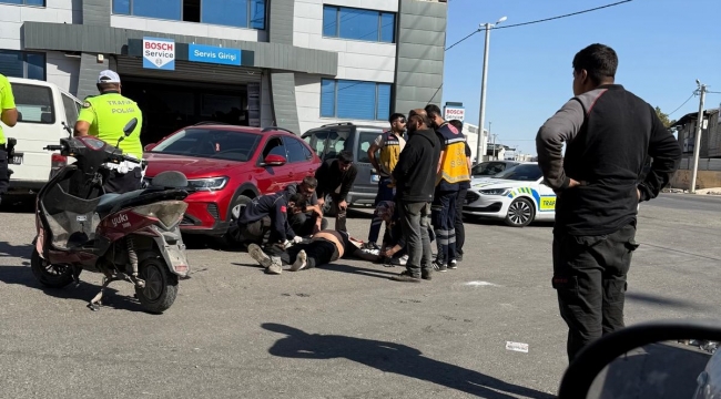 Eyyübiye'de Motosiklet İle Otomobil Çarpıştı: 1 Yaralı