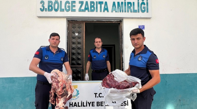 Haliliye'de Zabıta ekipleri affetmedi!