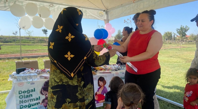 Harran'da 1-7 Ekim Normal Doğum Haftası Etkinliği Gerçekleştirildi