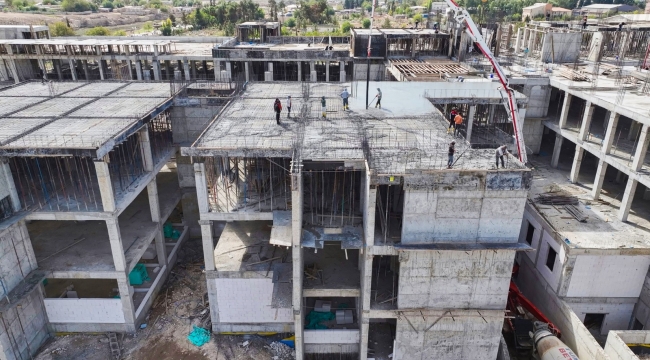 Harran'da Hastane İnşaatında Çalışmalar Tüm Hızıyla Sürüyor