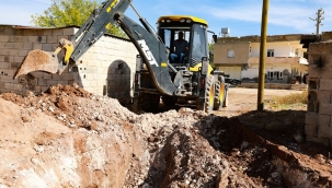 Harran'da Kırsal Oğulcuk Mahallesi'nde Altyapı Çalışmaları Başladı
