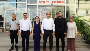 İl Sağlık Müdürü Dr. Erhan Berk Halfeti'deki Sağlık Tesislerini Ziyaret Etti