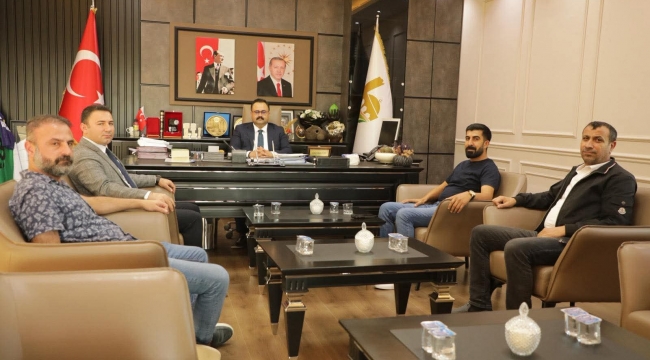 Organize Sanayi Heyetinden Başkan İnan'a Ziyaret