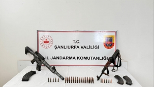 Şanlıurfa'da Çok Sayıda Silah Ele Geçirildi