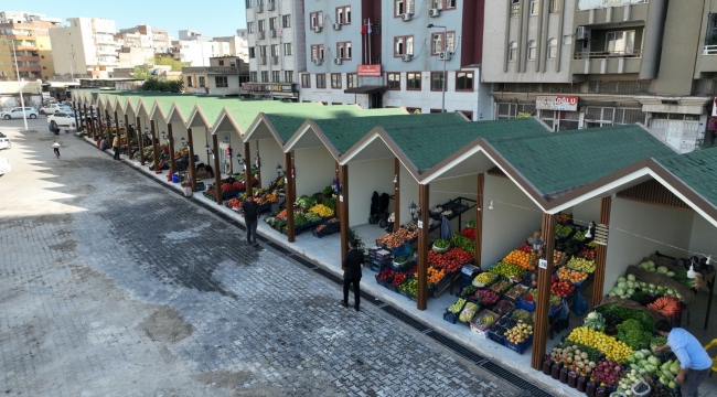 Şanlıurfa'da eski görüntüler tarih oldu yeni pazar alanı açıldı 