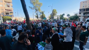 Şanlıurfa'da Gazze'ye destek yürüyüşü düzenlendi