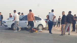 Şanlıurfa'da İki Otomobil Çarpıştı, 2 Yaralı