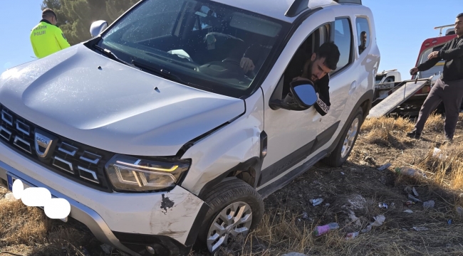 Şanlıurfa'da Maddi Hasarlı Trafik Kazası