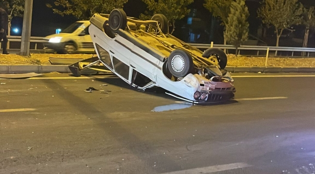 Şanlıurfa'da otomobil takla attı, 1 yaralı 