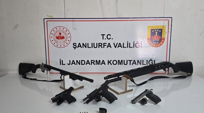 Şanlıurfa'da Ruhsatsız Silah Operasyonu: Çok Sayıda Silah ve Mühimmat Ele Geçirildi, 8 Gözaltı