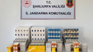 Şanlıurfa Jandarması Göz Açtırmıyor: Kaçak Sigara ve Alkol Yakalandı