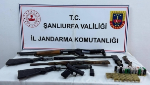 Şanlıurfa'nın iki ilçesinde silah operasyonu