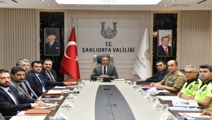 Şanlıurfa Valisi Bakanlar Başkanlığındaki Trafik Toplantısında!