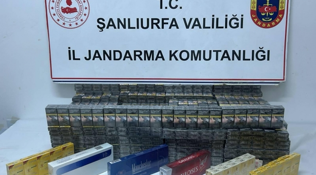 Viranşehir ve Suruç'ta Kaçak Sigara, Alkol ve Çay Ele Geçirildi