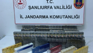 Viranşehir ve Suruç'ta Kaçak Sigara, Alkol ve Çay Ele Geçirildi