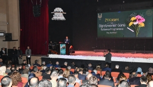 24 Kasım Öğretmenler günü Şanlıurfa'da kutlandı 