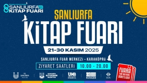 8. Şanlıurfa Kitap Fuarı 21 Kasım'da Başlıyor