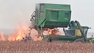 Akçakale'de Biçerdöverde Yangın Paniği