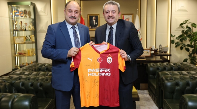 Başkan Gülpınar'a Galatasaray'dan Sürpriz Ziyaret
