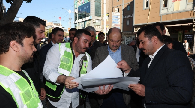 Başkan Gülpınar, Divanyolu'ndaki Çalışmaları Yerinde İnceledi