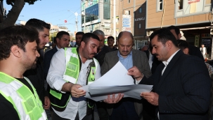 Başkan Gülpınar, Divanyolu'ndaki Çalışmaları Yerinde İnceledi