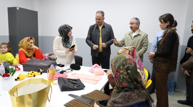 Başkan Kuş, Eyyübiye'nin Güçlenen Kadınlarını Ziyaret Etti