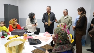 Başkan Kuş, Eyyübiye'nin Güçlenen Kadınlarını Ziyaret Etti