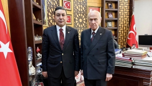 Başkan Özyavuz, Devlet Bahçeli'yi ziyaret etti 