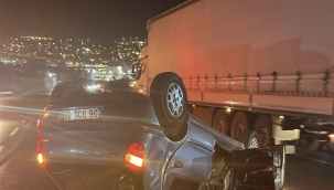 Birecik'te iki otomobil çarpıştı: 1 yaralı