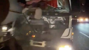 Birecik yolunda kaza, 1 ölü, 2 yaralı 