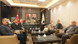 Esnaf ve Sanatkârlar Kredi ve Kefalet Odası'ndan Başkan İnan'a Ziyaret