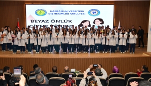Harran Üniversitesi'nde Geleceğin Diş Hekimleri Beyaz Önlüklerini Giydi