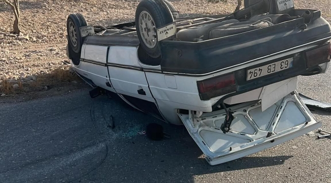 Şanlıurfa'da otomobil takla attı, 1 yaralı 