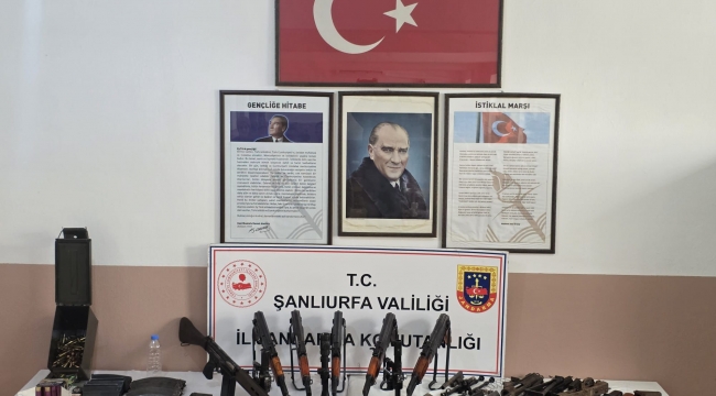 Şanlıurfa'da Şüpheli Araçta Cephanelik Bulundu
