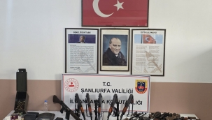 Şanlıurfa'da Şüpheli Araçta Cephanelik Bulundu