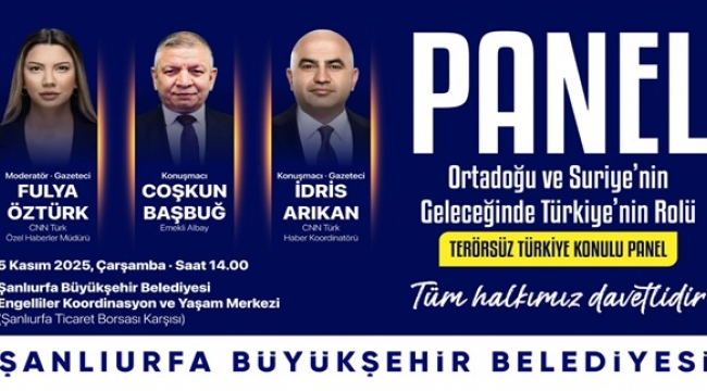 Şanlıurfa'da "Terörsüz Türkiye" Paneli Düzenleniyor
