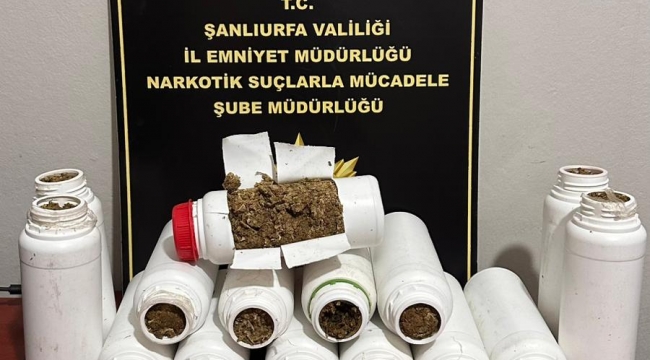 Şanlıurfa'da uyuşturucu operasyonu 