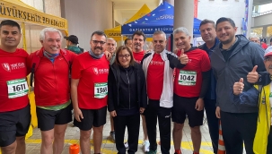 Şanlıurfalı koşuculardan 7.Uluslararası Gaziantep Yarı Maratonu'na çıkarma