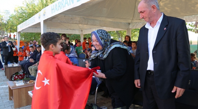 Şehitler anısına Harran'ın ilk teknoloji kütüphanesi açıldı