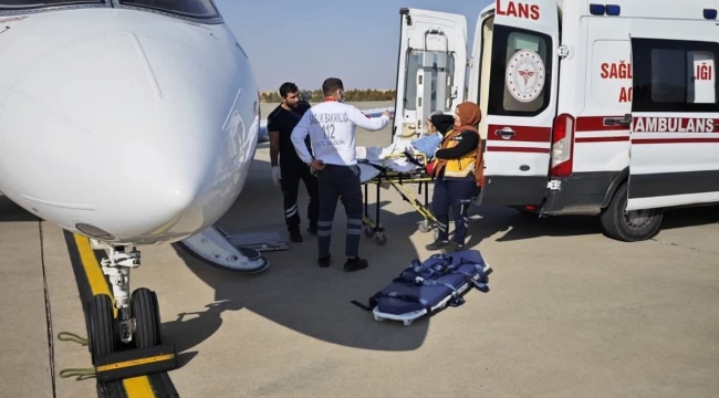 Viranşehir'de Tedavi Gören Eda Baldemir İçin Uçak Ambulans Devreye Girdi